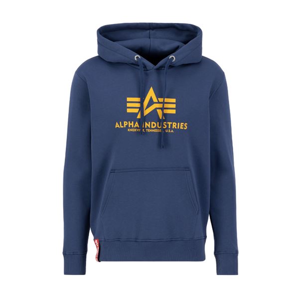 Alpha Industries Basic Hoody navy/wheat, L