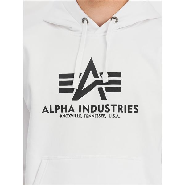 Alpha Industries Basic Hoody white, M