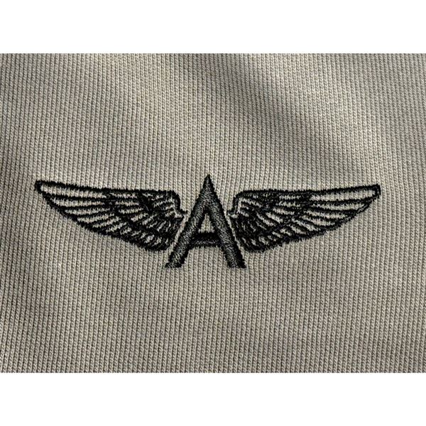 ANTONIO Sweatshirt logo A-WINGS grey, M