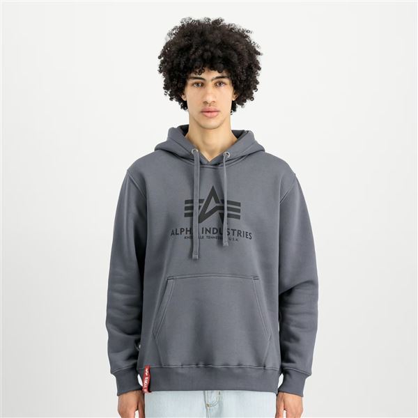 Alpha Industries Basic Hoodie greyblack, XL