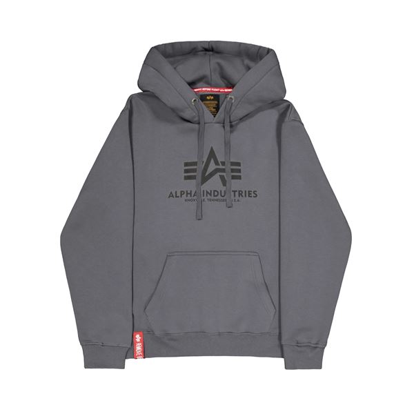 Alpha Industries Basic Hoodie greyblack, XL