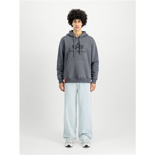 Alpha Industries Basic Hoodie greyblack, XL