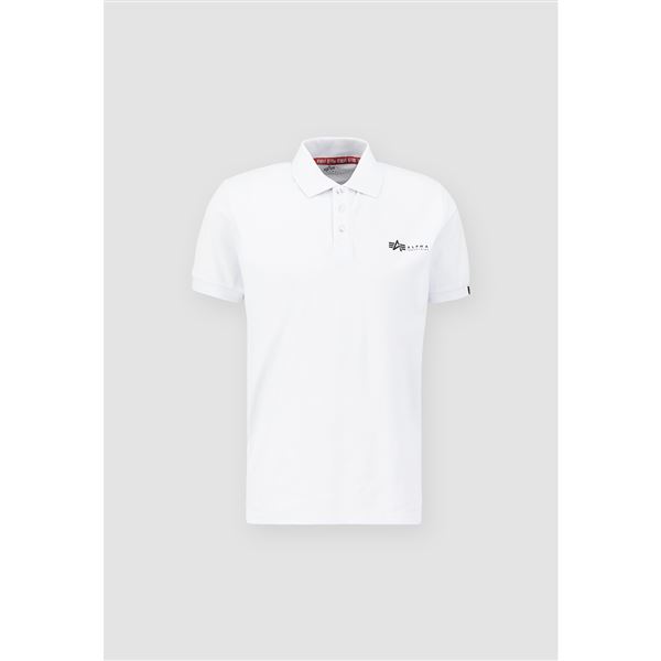 Alpha Industries Basic Polo white, M