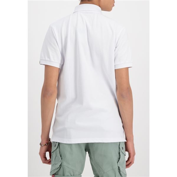 Alpha Industries Basic Polo white, M