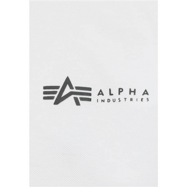 Alpha Industries Polokošile Basic bílá, M