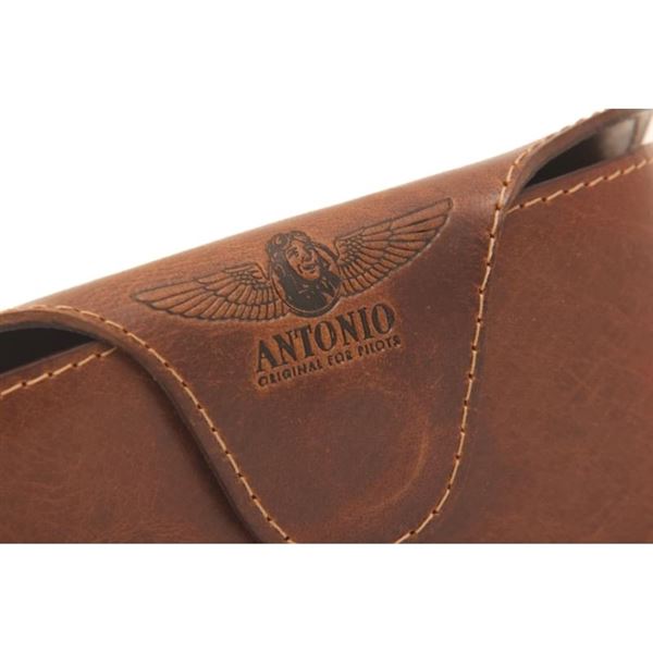 ANTONIO Leather case for sunglasses AVIATOR