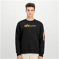 Alpha Industries Mikina Label černá, L